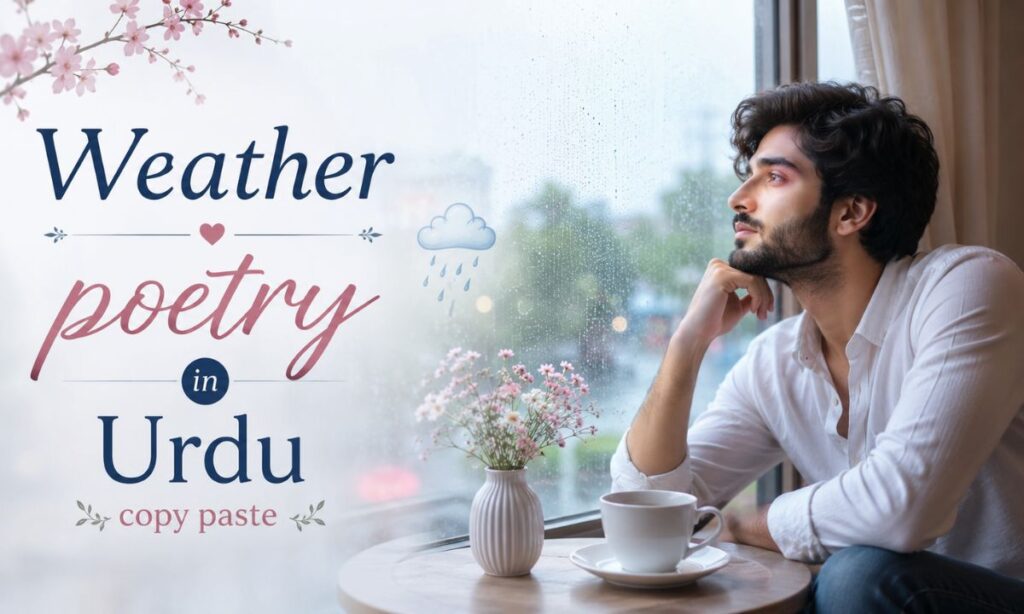 Weather poetry in Urdu copy paste