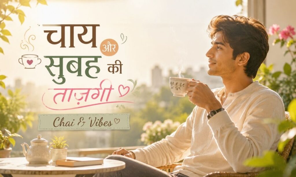 चाय और सुबह की ताज़गी (Chai & Vibes)