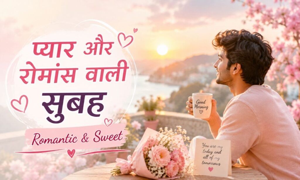 प्यार और रोमांस वाली सुबह (Romantic & Sweet)