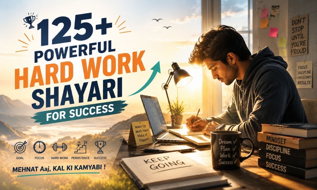 125+ Powerful Hard Work Shayari For Success