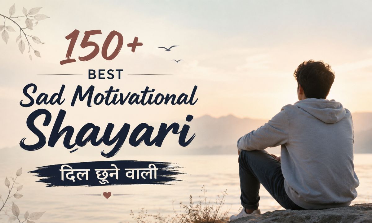 150+ Best Sad Motivational Shayari दिल छूने वाली