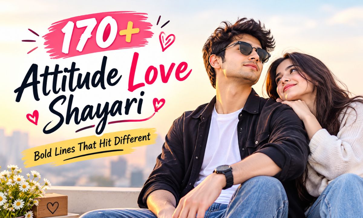 170+ Attitude Love Shayari Bold Lines That Hit Different