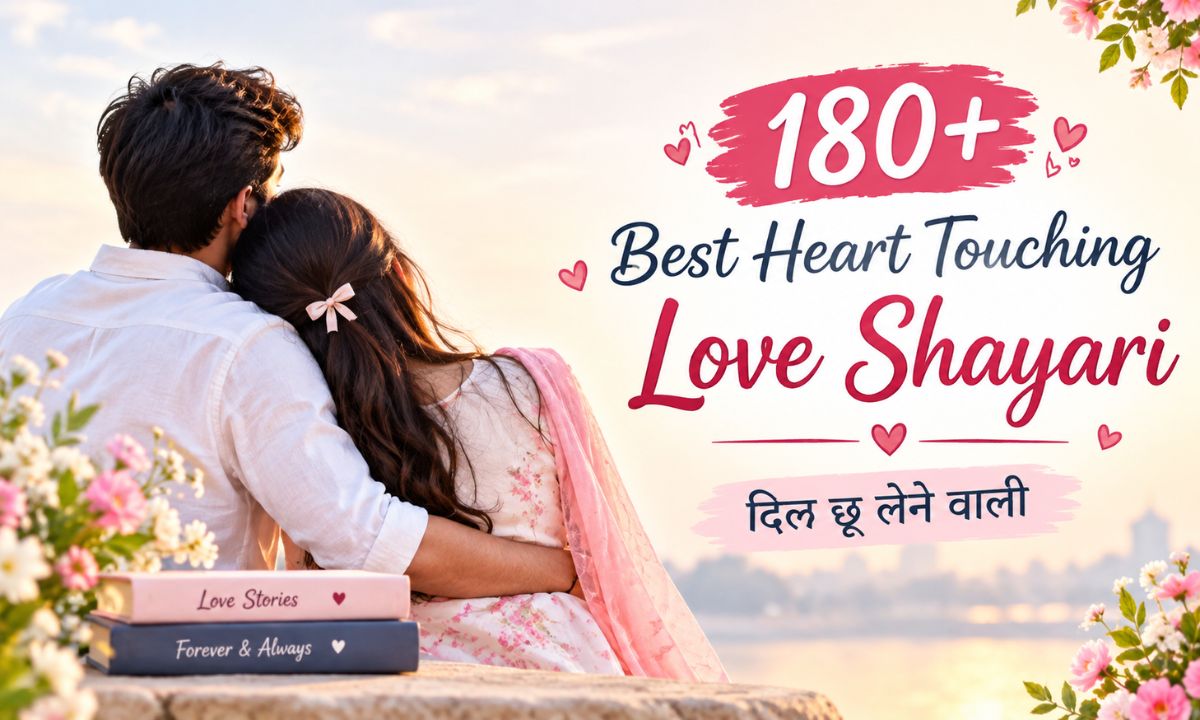 180+ Best Heart Touching Love Shayari – दिल छू लेने वाली
