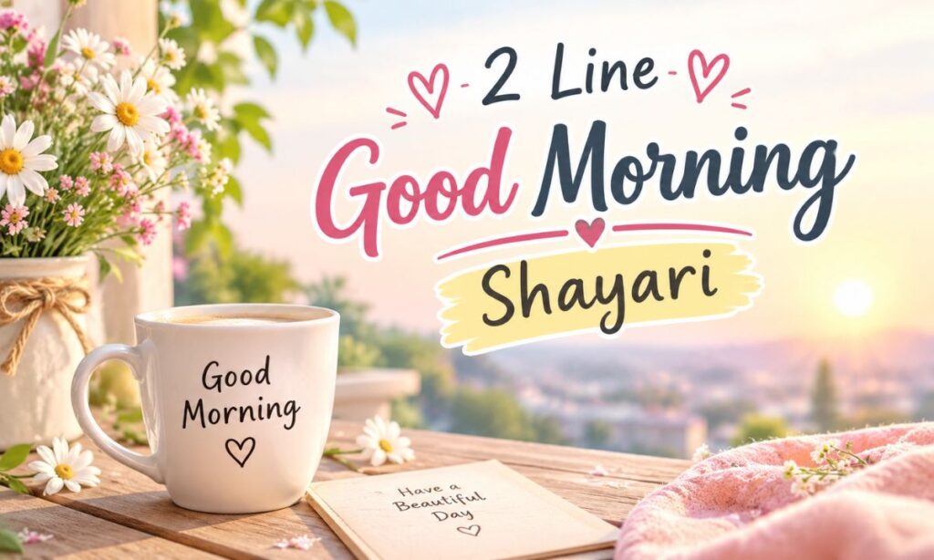 2 Line Good Morning Shayari in English