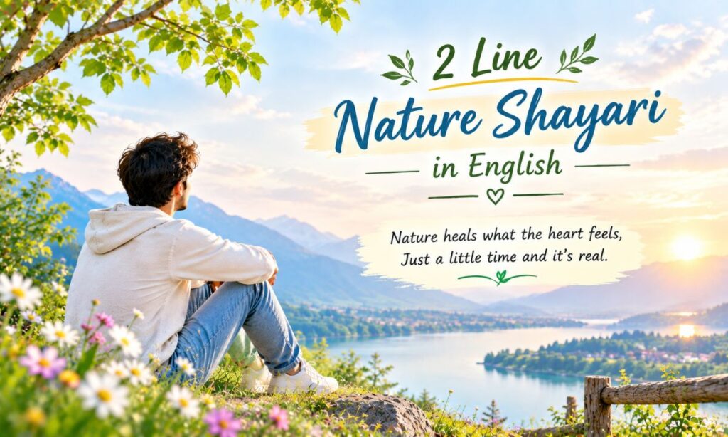2 Line Nature Shayari in English