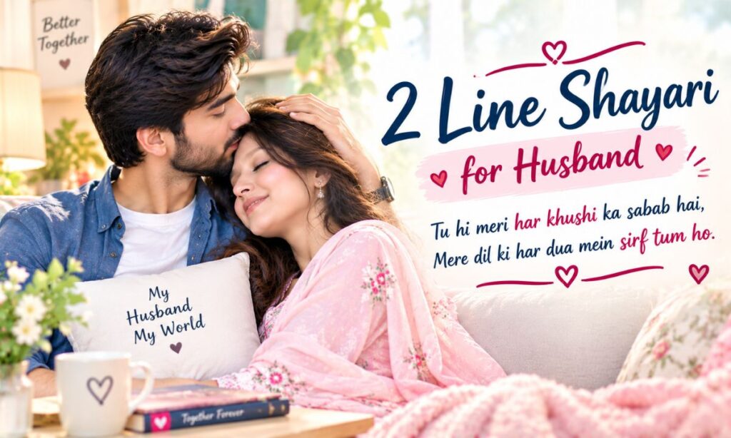 2 Line Shayari for Husband
