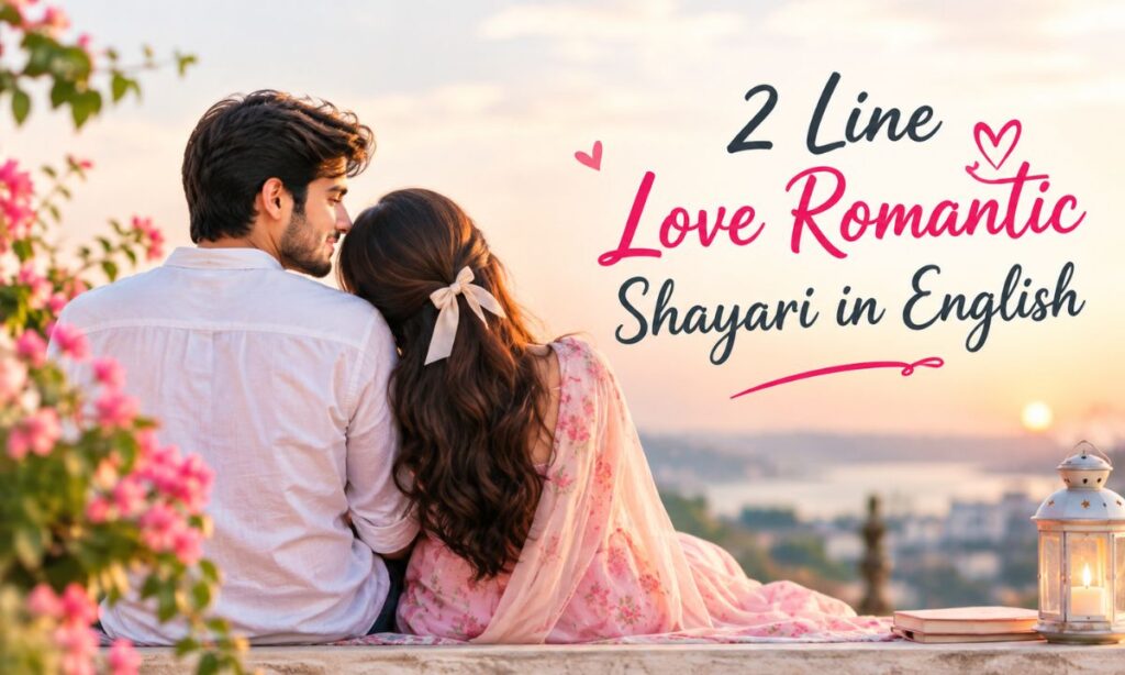 2 line love romantic Shayari in English