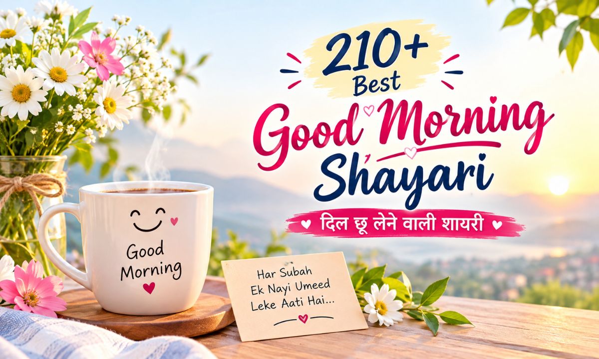 210+ Best Good Morning Shayari दिल छू लेने वाली शायरी