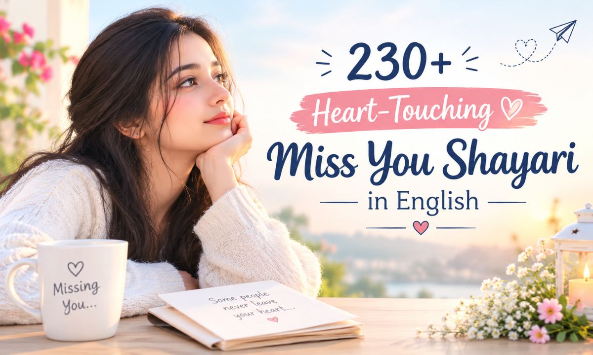 230+ Heart-Touching Miss You Shayari in English