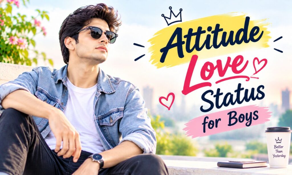 Attitude Love Status for Boys