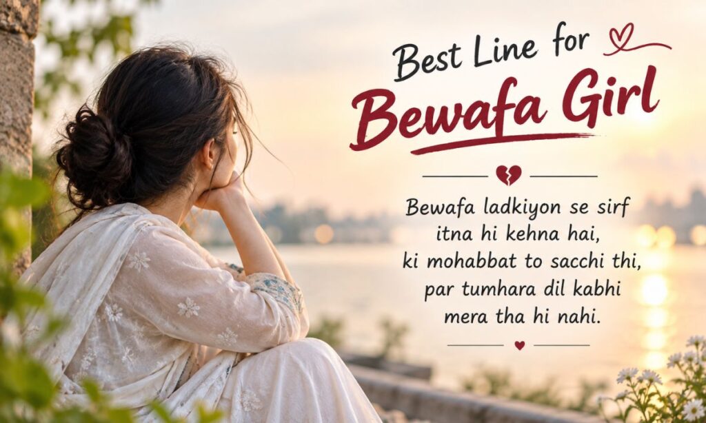 Best Line for Bewafa Girl