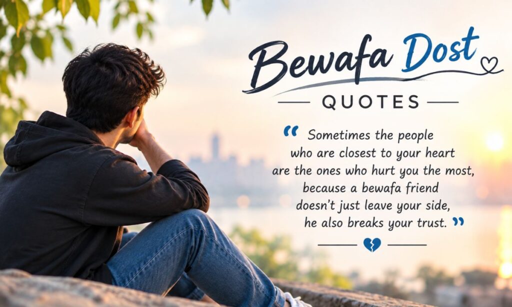 Bewafa dost Quotes in English