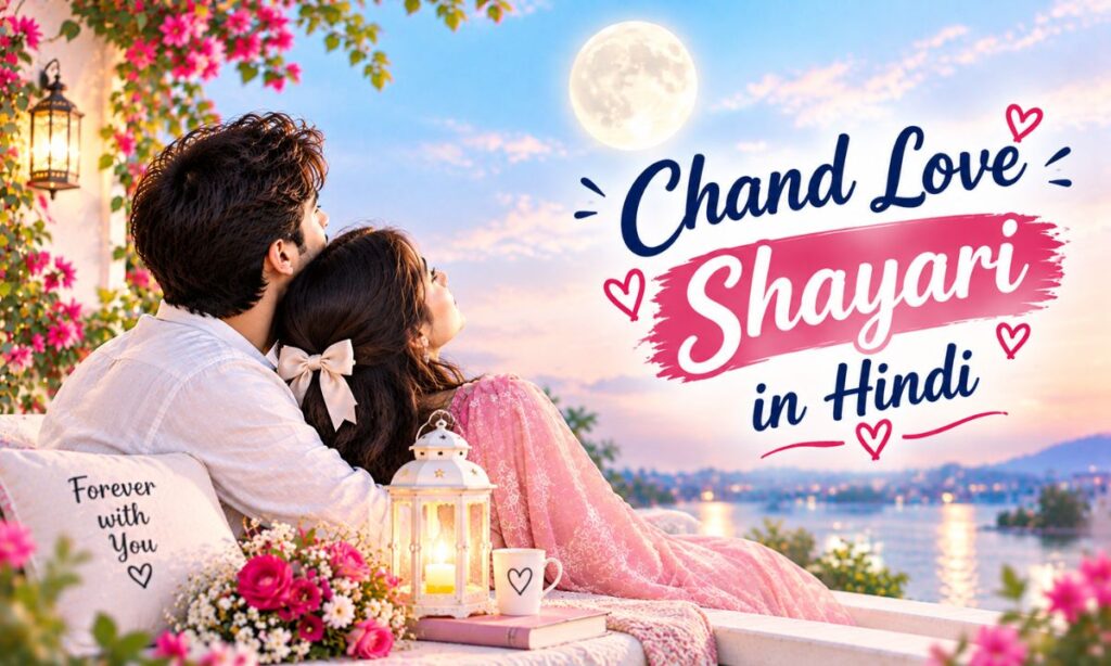 Chand Love Shayari in Hindi