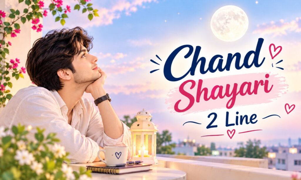 Chand Shayari 2 Line