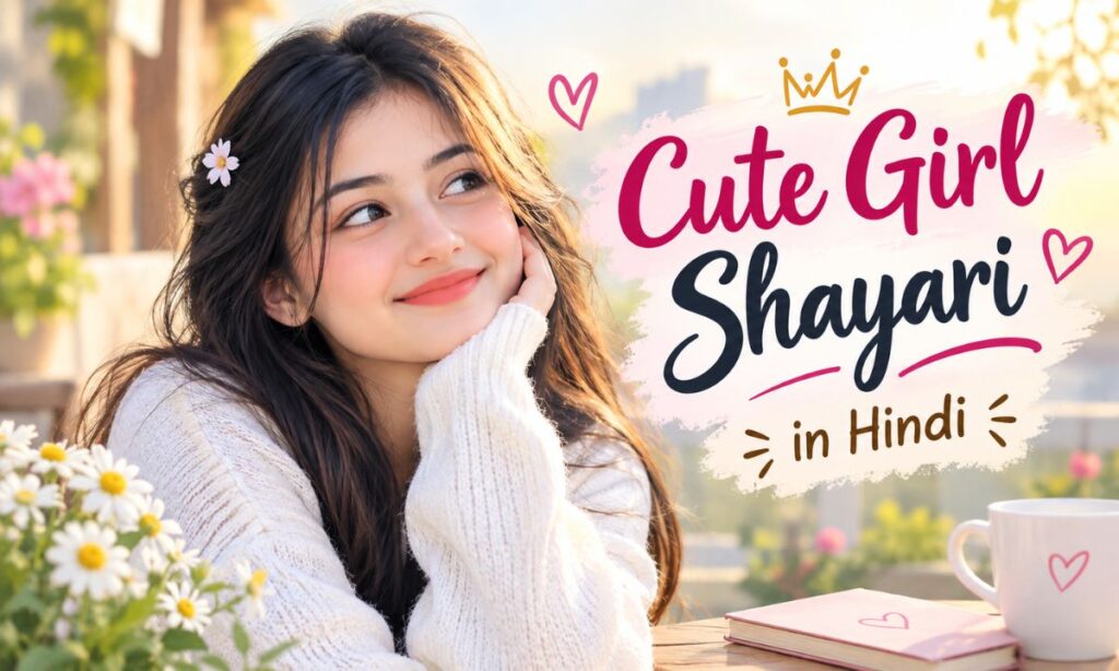 _Cute Girl Shayari in Hindi