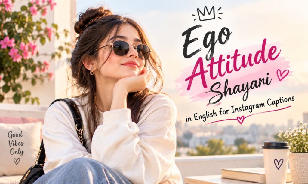 Ego Attitude Shayari in English for Instagram Captions
