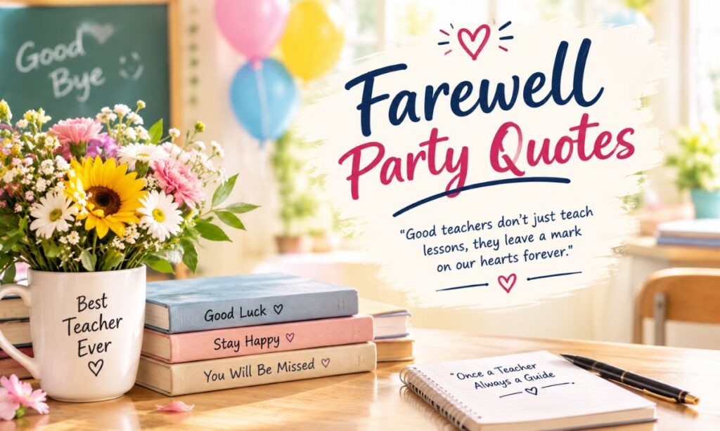 Farewell party quotes