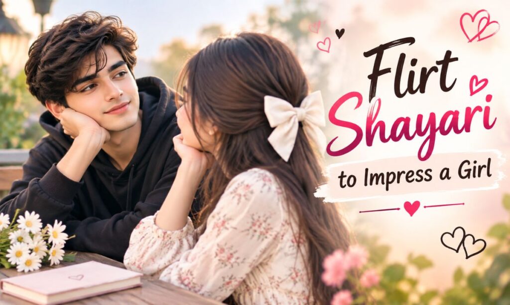 Flirt Shayari to Impress a Girl in Urdu