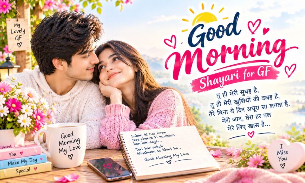 Good Morning Shayari for GF