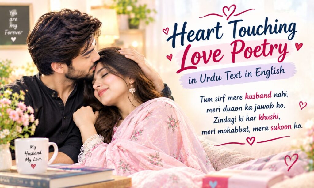 Heart Touching Love Poetry in Urdu Text in English