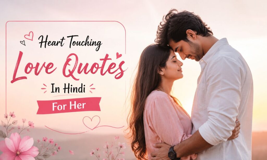 Heart Touching Love Quotes In Hindi For her