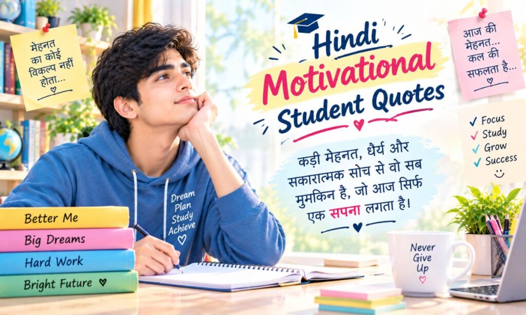 Hindi Motivational Student Quotes