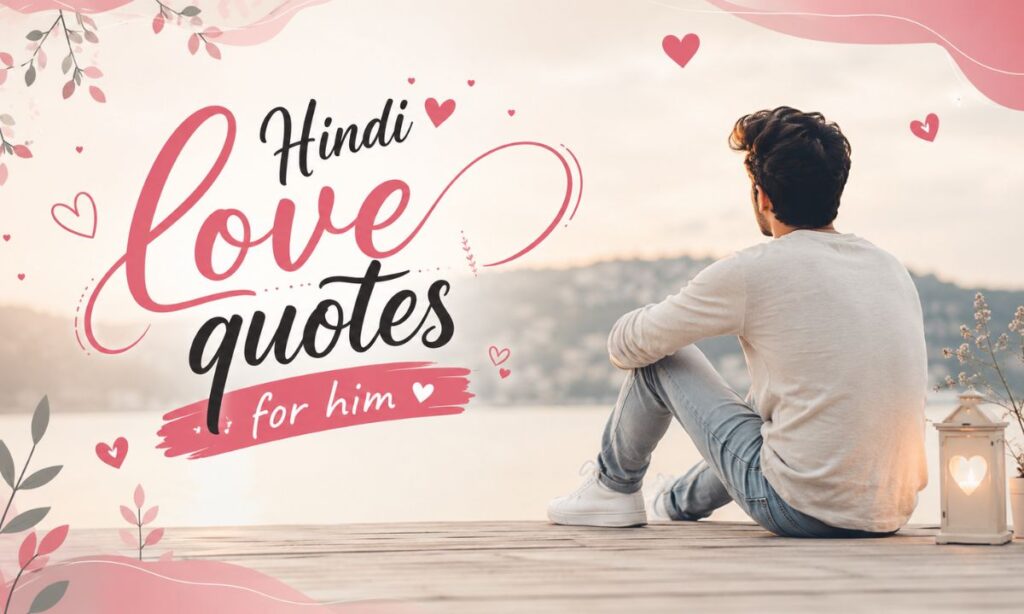 Hindi love quotes for him