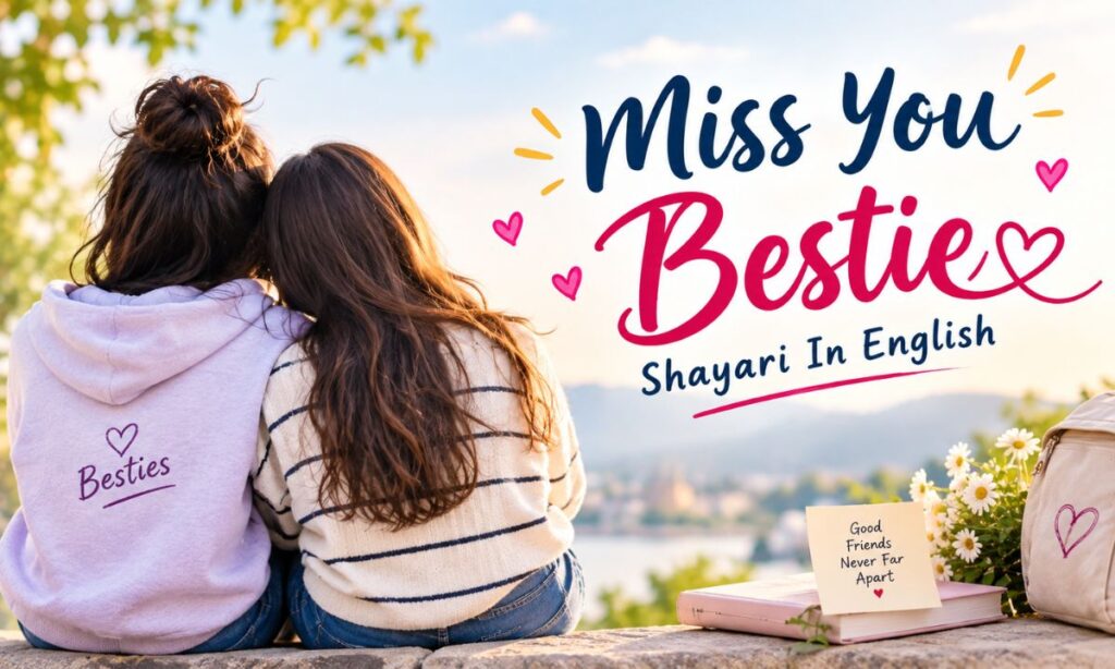 Miss You Bestie Shayari In English