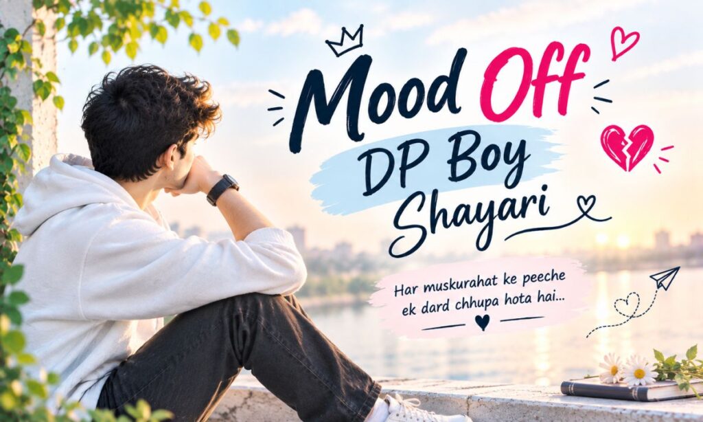 Mood Off DP Boy Shayari