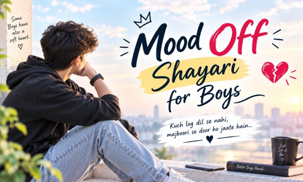 Mood Off Shayari for Boys
