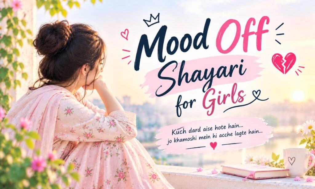 Mood Off Shayari for Girls