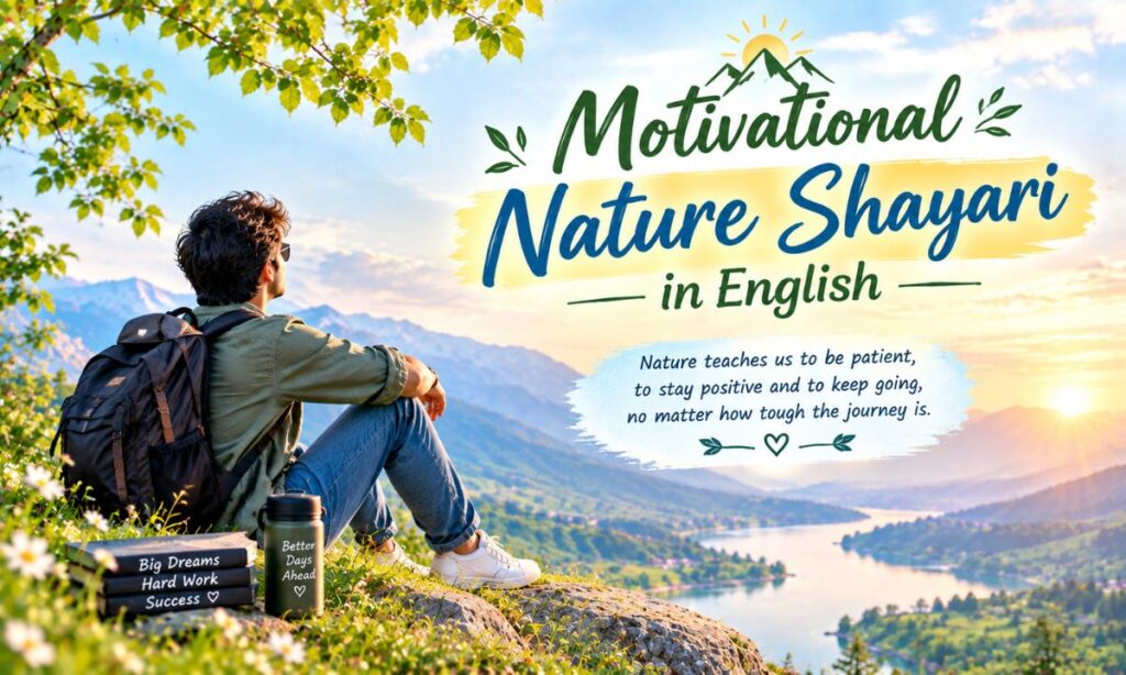 Motivational Nature Shayari in English