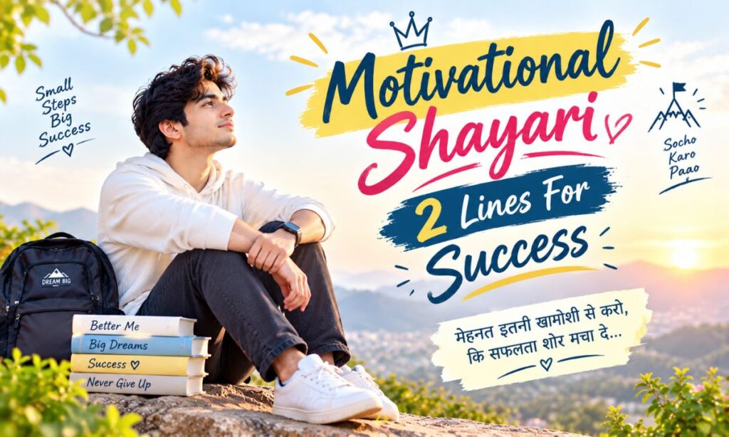 Motivational Shayari 2 lines For Success