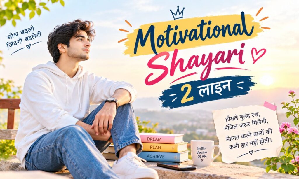 Motivational Shayari 2 lines in Hindi
