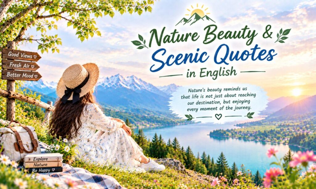 Nature Beauty & Scenic Quotes in English