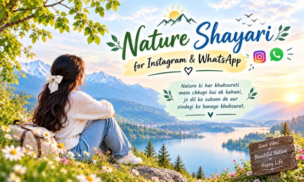 Nature Shayari for Instagram & WhatsApp