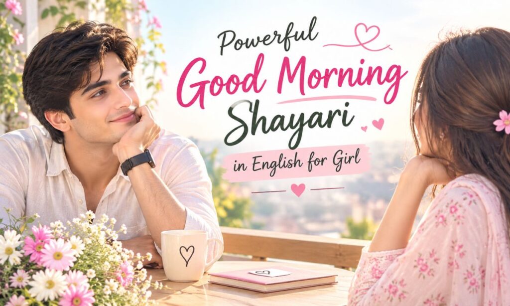 Powerful Good Morning Shayari in English for Girl