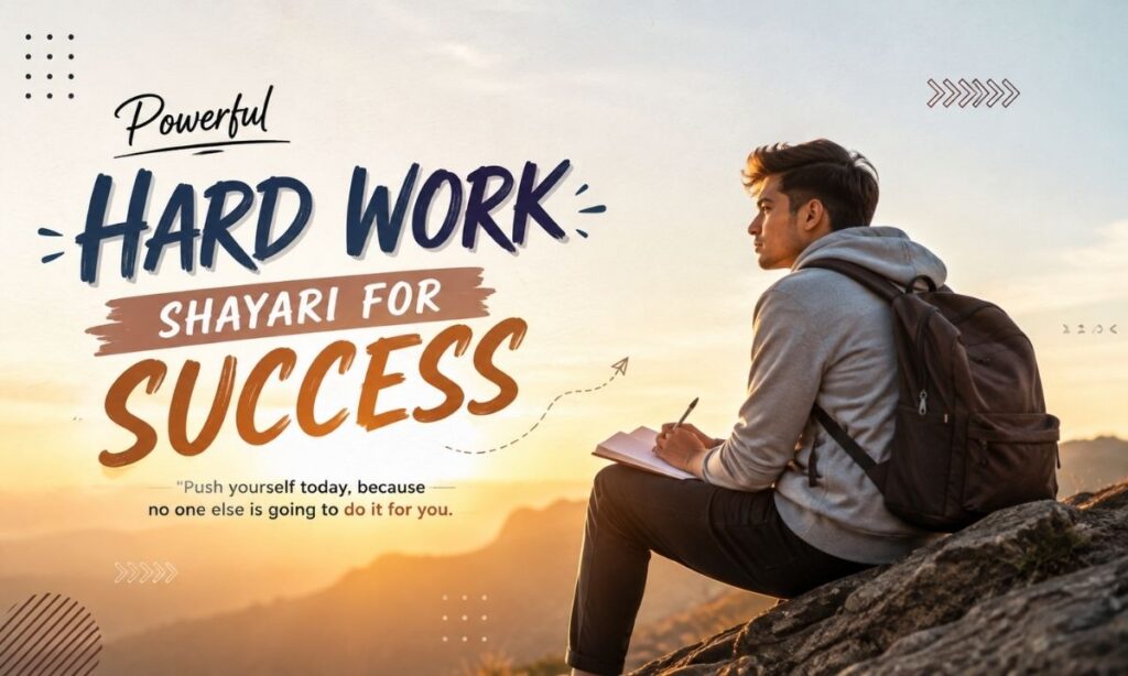 Powerful hard work shayari for success in urdu