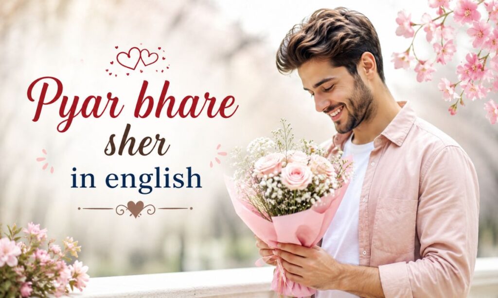 Pyar bhare sher in english