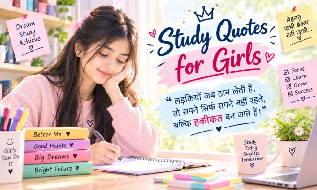 Study quotes for girls