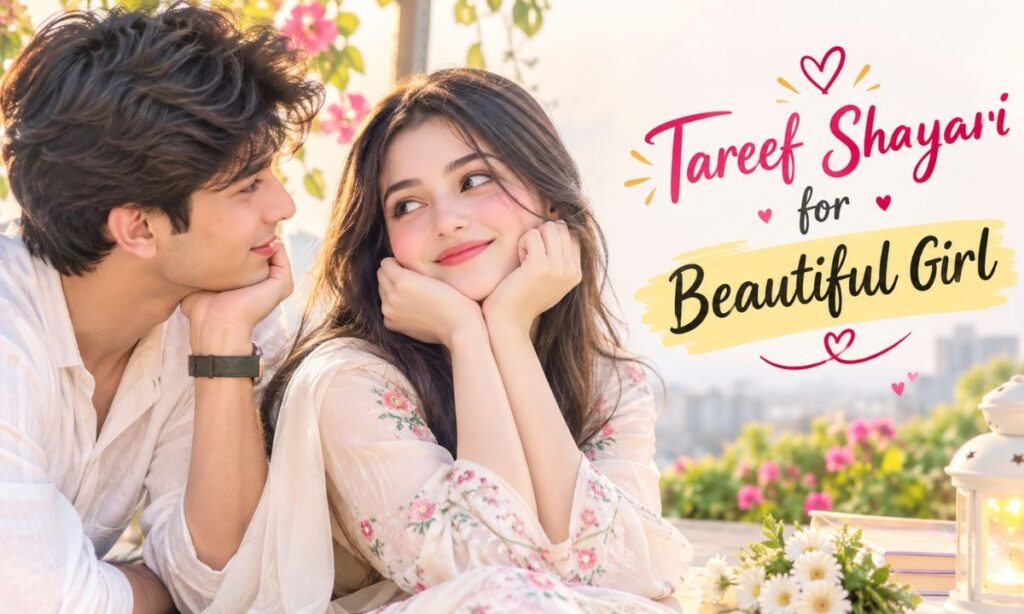 Tareef Shayari for Beautiful Girl in English