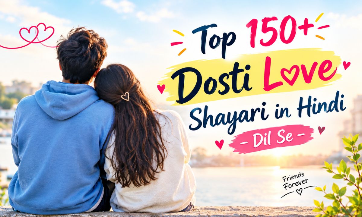 Top 150+ Dosti Love Shayari in Hindi – Dil Se