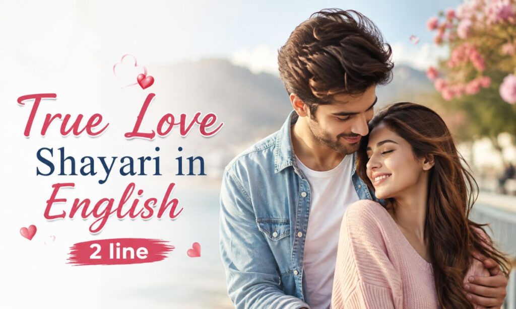 True Love Shayari in English 2 line