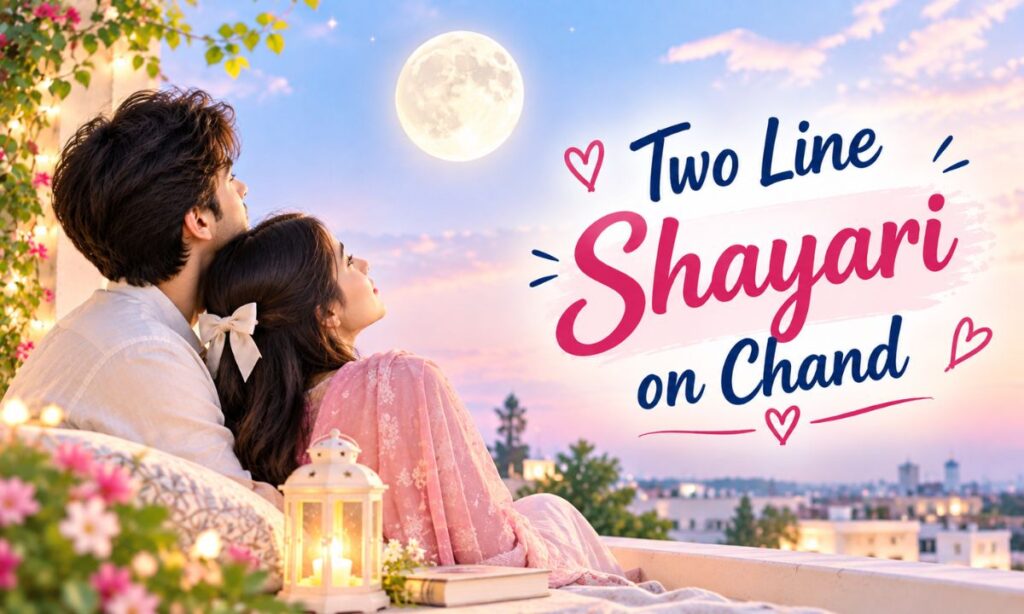 Two Line Shayari on Chand