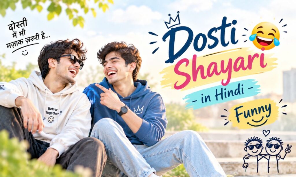 _dosti shayari in hindi funny