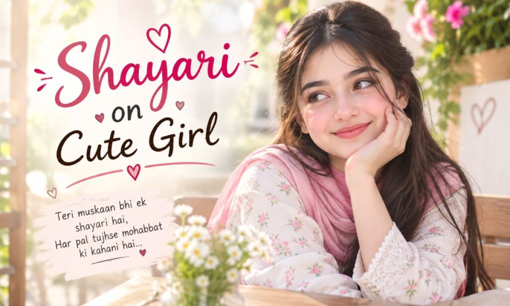 _shayari on cute girl