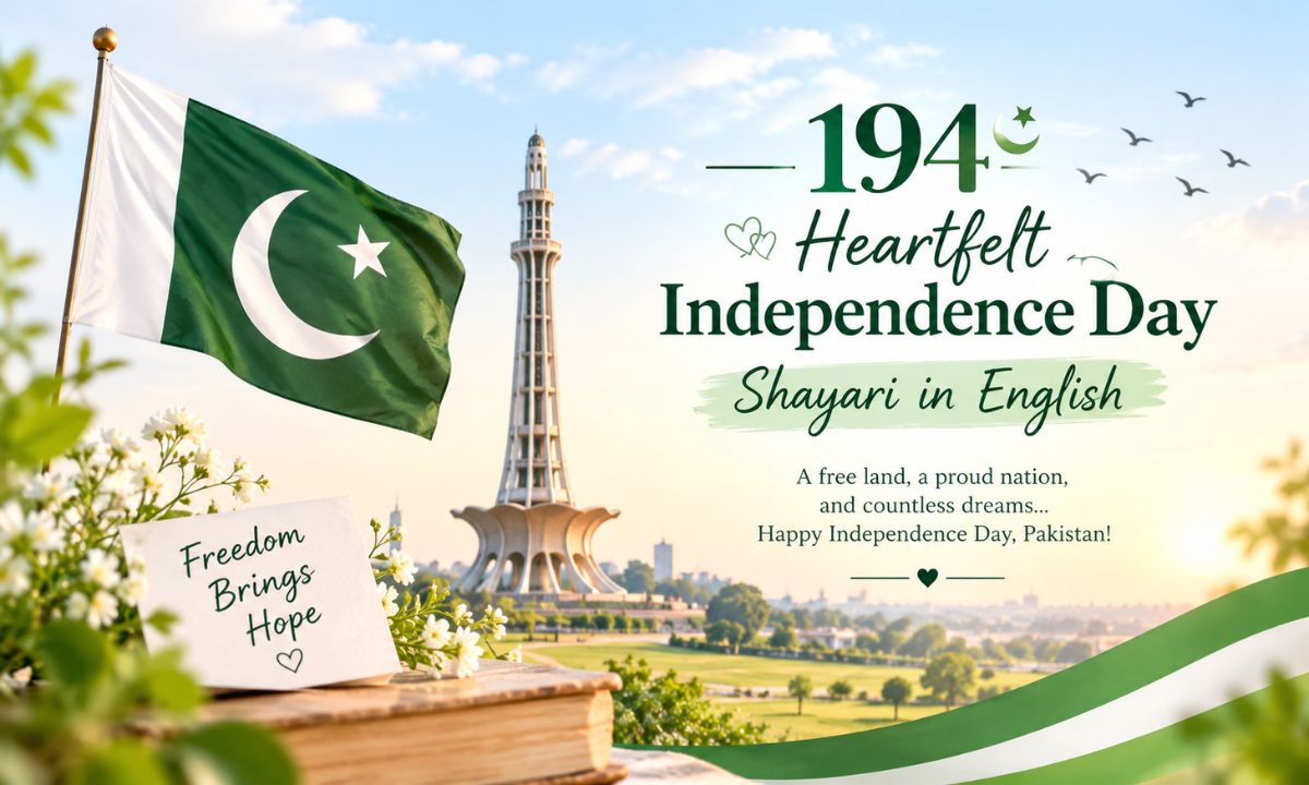 194 Heartfelt Independence Day Shayari in English