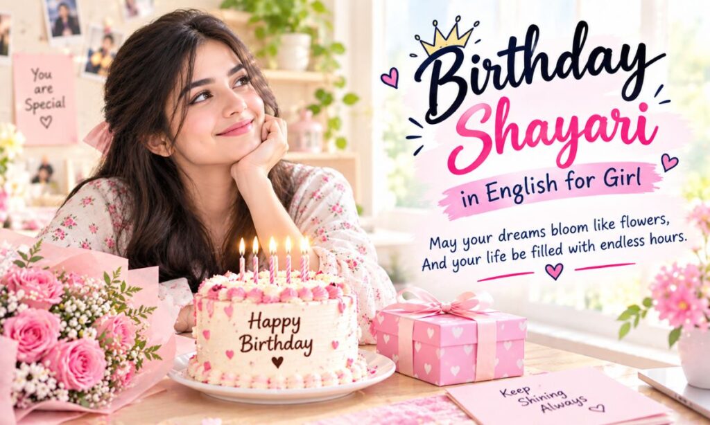 Birthday Shayari in English for Girl