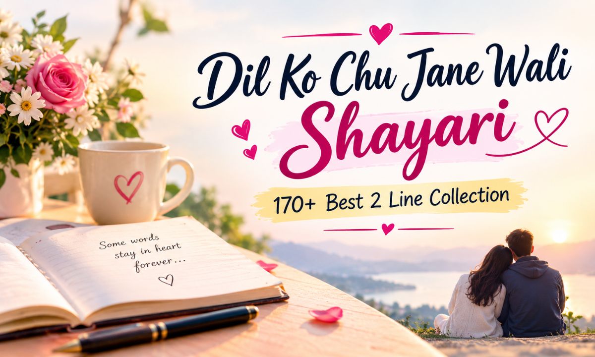 Dil Ko Chu Jane Wali Shayari 170+ Best 2 Line Collection