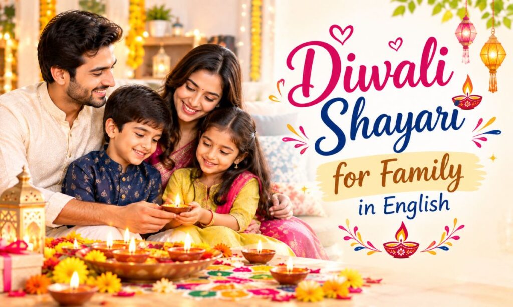 Diwali Shayari for Family in English